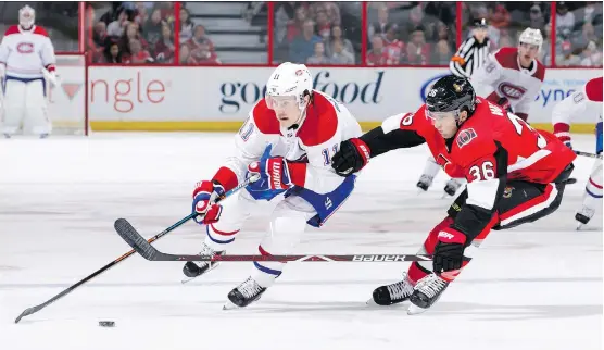  ?? JANA CHYTILOVA/GETTY IMAGES ?? The Montreal Canadiens’ Brendan Gallagher says he was the quintessen­tial student-athlete, and even got to skip a grade to be in his dad’s hockey academy.