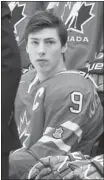  ?? Colleen De Neve/calgary Herald ?? Ryan Nugent-Hopkins will lead Team Canada’s world junior team into battle in Russia next week.