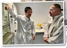  ?? ?? ● Mike Amesbury was “blown away” by his tour of Quantum Science; left, the Weaver Vale MP with Dr Cong-Duan Vo, chief technology officer