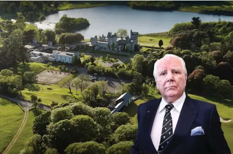  ??  ?? Receivers have taken control of a 6.8pc stake in Dromoland Castle, owned by Dr Anthony O’Reilly