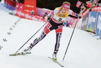  ??  ?? Teresa Stadlober lief im finalen Anstieg die zweitbeste Zeit AP