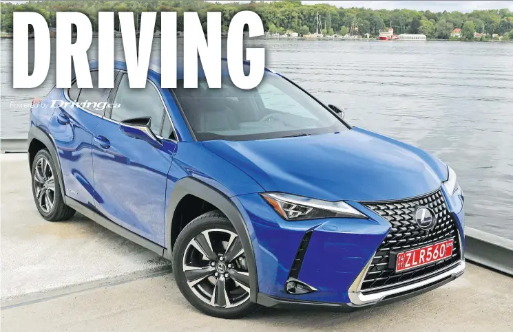  ?? PHOTOS: GRAEME FLETCHER ?? Lexus has joined the fray in the compact crossover segment with the 2019 UX, a vehicle aimed at buyers who are looking for versatile luxury.