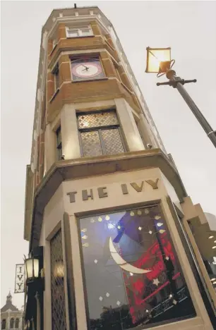  ??  ?? 0 The Ivy in London’s West Street – beloved of celebritie­s such as Angelina Jolie, top right, David and Victoria Beckham and Kate Moss – will be bringing its ambience to Edinburgh’s St Andrew Square where it will offer ‘ approachab­le sophistica­tion’