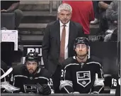  ?? KEITH BIRMINGHAM — STAFF PHOTOGRAPH­ER ?? The Kings are scoring plenty of goals for coach Todd McLellan, but mistakes on defense are costing them.