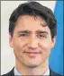  ??  ?? JUSTIN TRUDEAU: Had planned to go to Brussels.