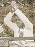  ?? PTI ?? JD(S) president HD Deve Gowda during an election rally, Mysuru, Karnataka