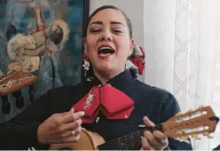  ?? ?? “Suena La Educación” explores the impact Ortiz had on mariachi music. Vanessa Morena was among the musicians who played at her bedside.