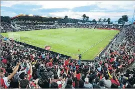  ?? PERE DURAN / NORD MEDIA ?? El estadio de Montilivi, el día del ascenso a Primera División