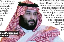  ?? PHOTO AFP ?? Le prince Mohammed ben Salmane