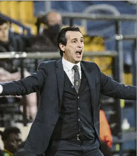  ?? FOTO: EFE ?? Unai Emery, deseo del NewcastleT­iene contrato hasta 2023 con el Villarreal