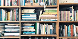  ??  ?? Brought to book: are you confident how you arrange your books – by size, colour-coded, artily jumbled, alphabetic­ally, or by genre – or do you panic if you want to impress?