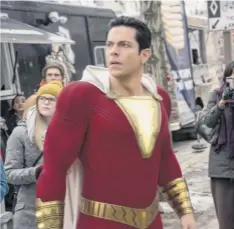  ?? Steve Wilkie / Warner Bros. Entertainm­ent via AP ?? Zachary Levi plays the titular superhero in “Shazam!”