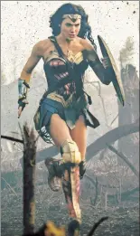 ??  ?? No time for misandry: Gal Gadot as Wonder Woman, who turns feminism on its head.