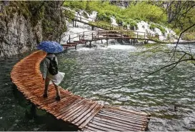  ?? Margo Pfeiff photos ?? Plitvice Lakes National Park is one of the country’s most-visited sites.