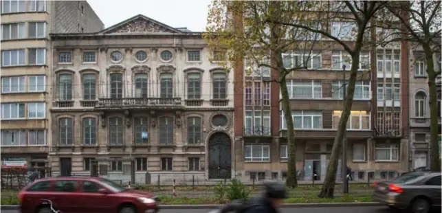  ?? FOTO JORIS HERREGODS ?? Het museum Ridder Smidt Van Gelder aan de Belgiëlei. De gevel doet denken aan een Frans hôtel uit de 18de eeuw.