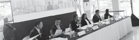  ?? ALDO NELBERT BANAYNAL ?? CLI announced in its annual stockholde­rs meeting yesterday that the company is pursuing more township developmen­ts in the Visayas and Mindanao areas.