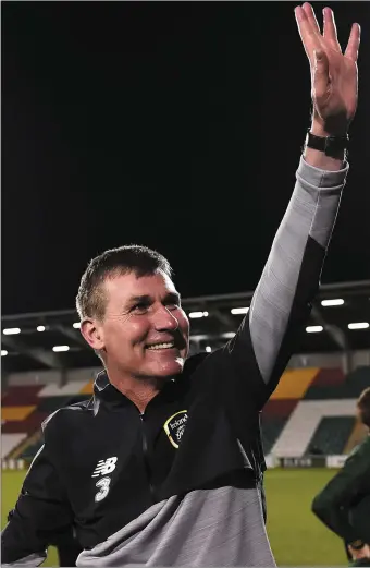  ??  ?? Republic of Ireland manager, Stephen Kenny.