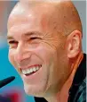  ??  ?? Madrid coach Zinedine Zidane