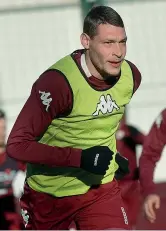  ?? (Lapresse) ?? Bomber Andrea Belotti, 25 anni