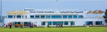  ??  ?? A file photo of a domestic women’s T20 game being played at the Oman Cricket Academy Ground