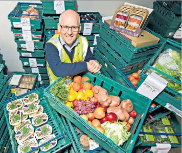  ??  ?? Moving mountains: Lindsay Boswell says FareShare feeds 500,000 each week