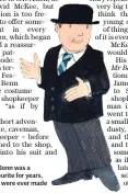  ??  ?? Bowled over: Mr Benn was a children’s TV favourite urite for years, yet only 13 shows were ever made