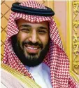  ?? Foto: Presidency Press Service, dpa ?? Thronfolge­r Mohammed bin Salman treibt den Börsengang von Aramco vo ran.