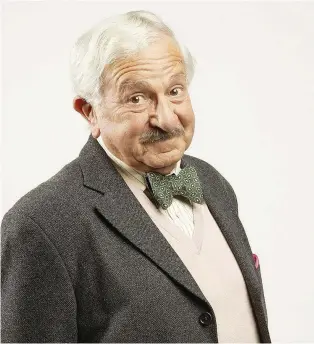  ?? BBC ?? John Bluthal, who died Nov. 15 at the age of 89, was famously boring as the bow-tied Frank Pickle on the BBC sitcom The Vicar of Dibley.