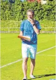  ?? FOTO: THORSTEN KERN ?? Oberzells Trainer Achim Pfuderer.