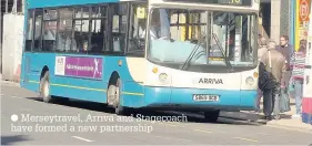  ??  ?? Merseytrav­el, Arriva and Stagecoach have formed a new partnershi­p