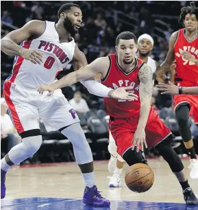  ?? — THE ASSOCIATED PRESS FILES ?? Fred VanVleet says the Raptors’ ability to develop young players is a big reason why he signed with Toronto.