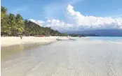  ?? Photos by ?? The historical rehabilita­tion of Boracay won’t be washed away by time, even if written on the sand. JOANNE RAE RAMIREZ