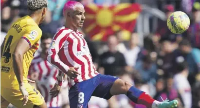  ?? Foto: dpa ?? Antoine Griezmann von Atlético Madrid.