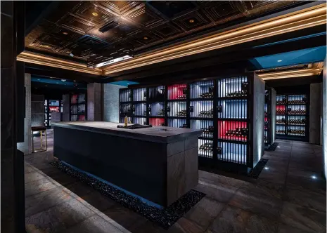  ?? PHOTO: © REY LOPEZ ?? Private Collection­s: Wine lockers in the Washington, D.C., winelair