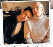  ??  ?? Vanessa Redgrave as Flora in later life and Julian Morris as her gay grandson Adam