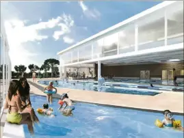  ?? (Visuels Baudin Chateauneu­f) ?? Piscines en inox, zones engazonnée­s et minérales, spa tout en bois avec vue mer… Le projet de reconstruc­tion de la nouvelle piscine vise à s’insérer au mieux près du littoral.