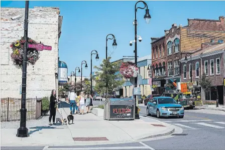  ?? JULIE JOCSAK TORSTAR ?? Downtown St. Catharines will become a movie set.