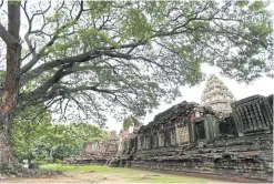  ??  ?? Prasat Hin Phimai nowadays.