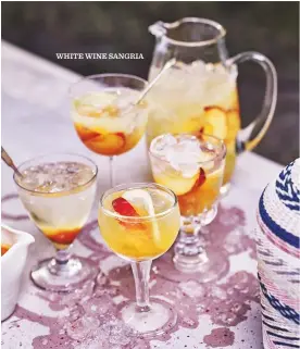  ??  ?? White Wine Sangria