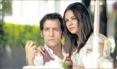  ?? KOCH MEDIA ?? Clive Owen y Mila Kunis, protagonis­tas de Lazos de sangre