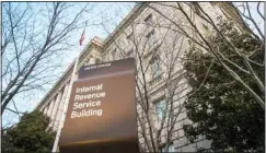  ??  ?? In this file photo, the Internal Revenue Service Headquarte­rs (IRS) building is seen in Washington. (AP)