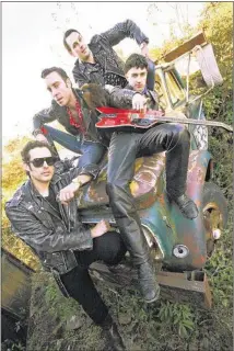  ??  ?? Atlanta punk band Black Lips returns to Memphis for a slot Sept. 30 at Gonerfest.