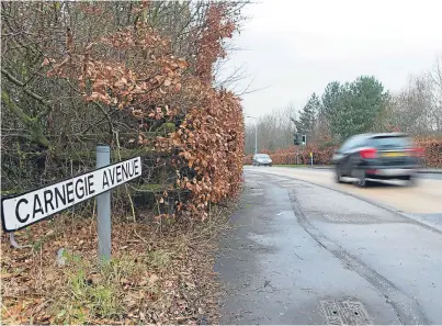  ?? Picture: Steven Brown ?? Residents of Carnegie Avenue have complained about the amount of fast-moving traffic.