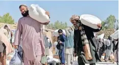  ?? | IANS ?? THE Afghan Taliban expand its Food for Work programme.