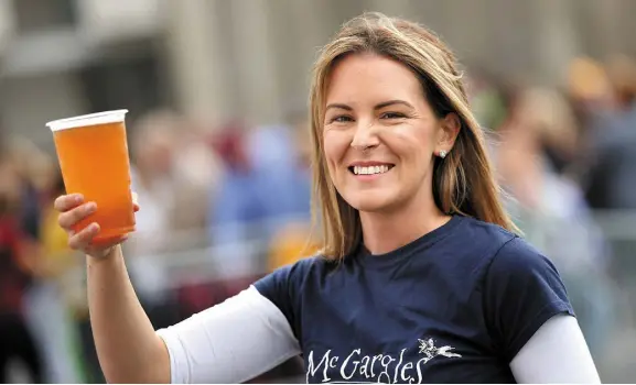  ??  ?? Pamela Ryder of Rye River Brewery, who have just inked a deal with a US craft brewing giant. Photo: Gerry Mooney