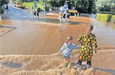  ??  ?? Deluge Large parts of the region were affected by extreme flooding on August 11 and 12