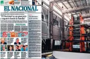  ?? AFP ?? Portada del último periódico impreso de El Nacional.