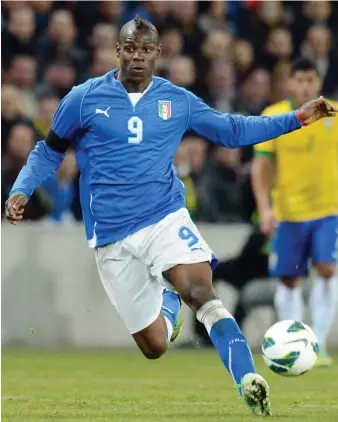  ?? Photo/Social media ?? Mario Balotelli will be out to impress Italy coach Roberto Mancini and earn a spot in the Euro 2020 team.