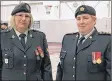  ?? SUBMITTED ?? Corporal Joan Dorey, left, is the recipient of the Sovereign’s Medal For Volunteers. She has been recognized for her volunteer work with the Kings County army cadets. Dorey is pictured here with 2444 Kings County RCACC Commanding Officer Captain Mandy Forbes.