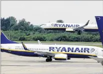  ?? Matt dunham/ap File ?? This 2009 file photo shows Ryanair planes at Stansted Airport in England.